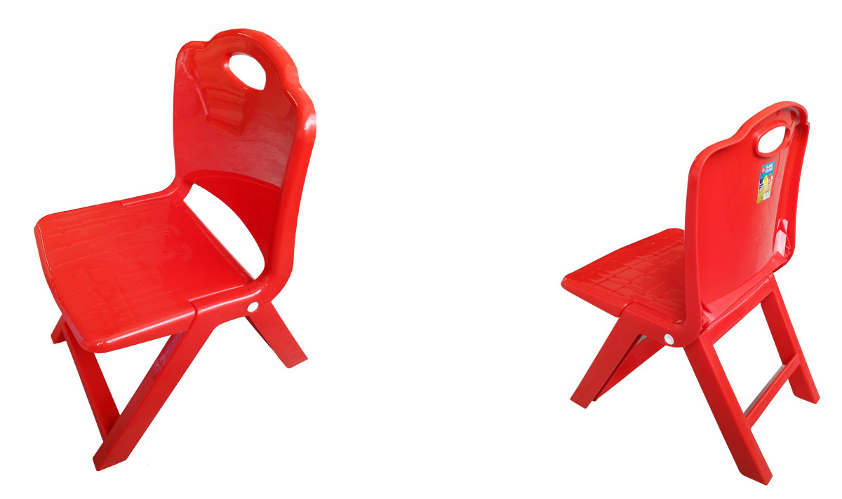 Fold Plastic Kids Chair Banner